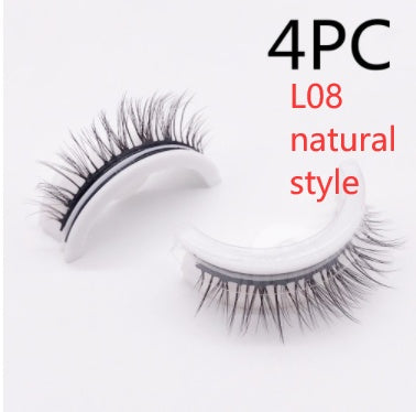 Reusable 3D Mink Lashes - False Eyelashes -  Self Adhesive -  Glue Free Makeup Eyelash Extension