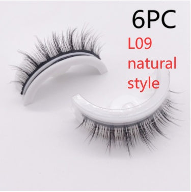 Reusable 3D Mink Lashes - False Eyelashes -  Self Adhesive -  Glue Free Makeup Eyelash Extension