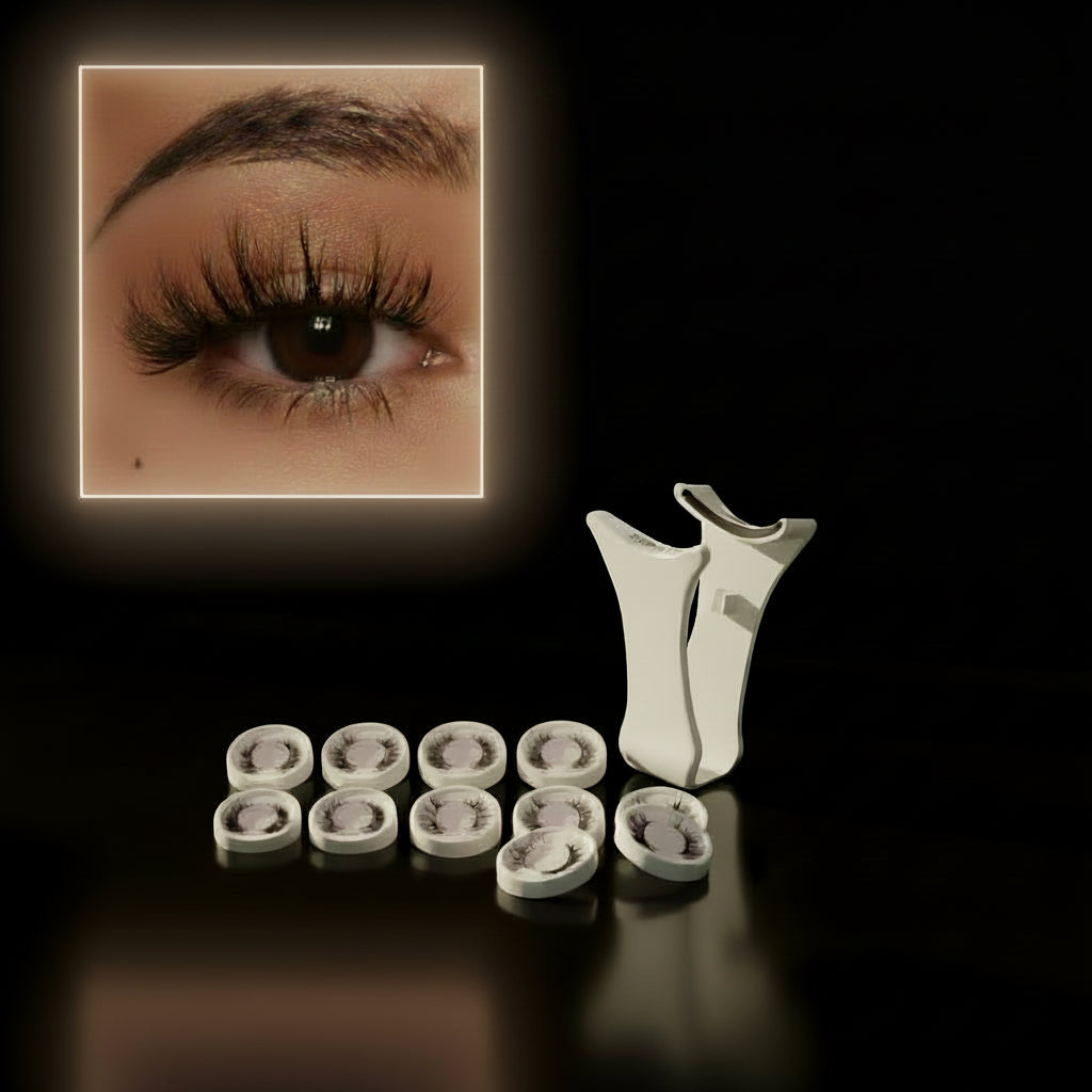Simply fabulous Magnetic eyelashes with application tool. 