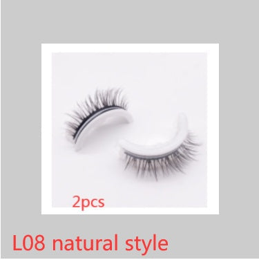 Reusable 3D Mink Lashes - False Eyelashes -  Self Adhesive -  Glue Free Makeup Eyelash Extension