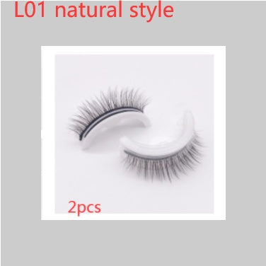 Reusable 3D Mink Lashes - False Eyelashes -  Self Adhesive -  Glue Free Makeup Eyelash Extension