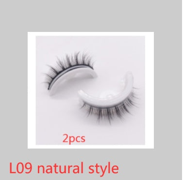 Reusable 3D Mink Lashes - False Eyelashes -  Self Adhesive -  Glue Free Makeup Eyelash Extension