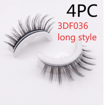 Reusable 3D Mink Lashes - False Eyelashes -  Self Adhesive -  Glue Free Makeup Eyelash Extension