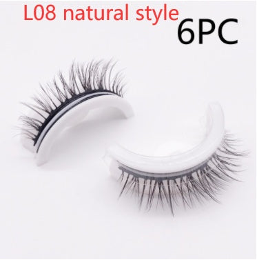 Reusable 3D Mink Lashes - False Eyelashes -  Self Adhesive -  Glue Free Makeup Eyelash Extension