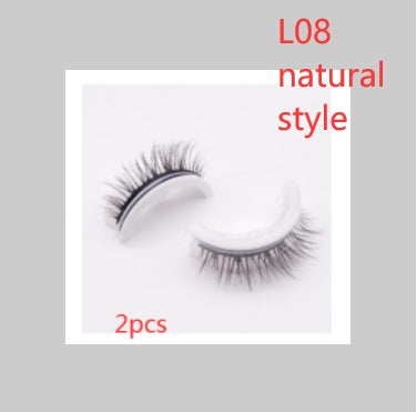 Reusable 3D Mink Lashes - False Eyelashes -  Self Adhesive -  Glue Free Makeup Eyelash Extension