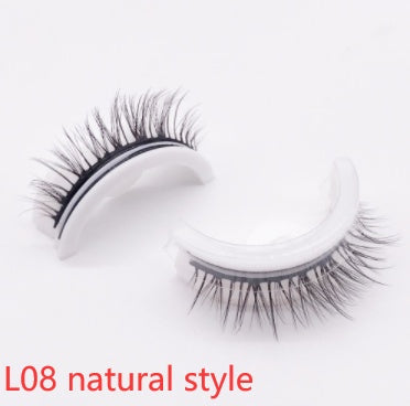 Reusable 3D Mink Lashes - False Eyelashes -  Self Adhesive -  Glue Free Makeup Eyelash Extension