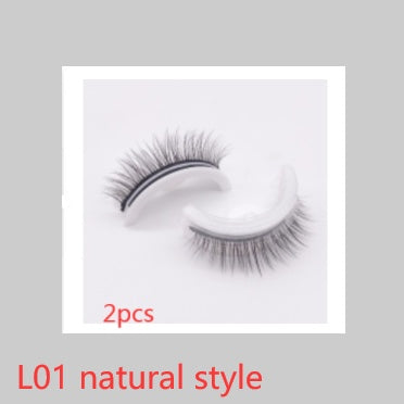 Reusable 3D Mink Lashes - False Eyelashes -  Self Adhesive -  Glue Free Makeup Eyelash Extension