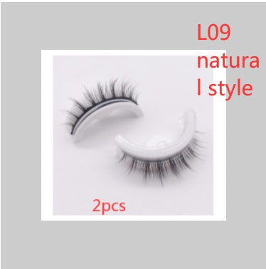 Reusable 3D Mink Lashes - False Eyelashes -  Self Adhesive -  Glue Free Makeup Eyelash Extension