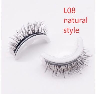 Reusable 3D Mink Lashes - False Eyelashes -  Self Adhesive -  Glue Free Makeup Eyelash Extension
