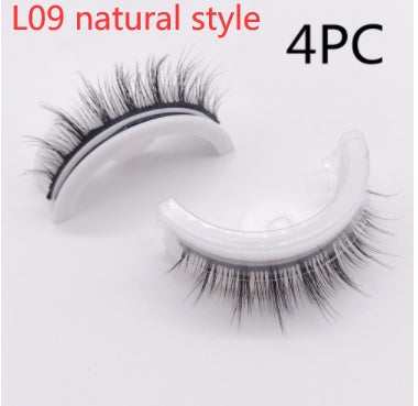 Reusable 3D Mink Lashes - False Eyelashes -  Self Adhesive -  Glue Free Makeup Eyelash Extension