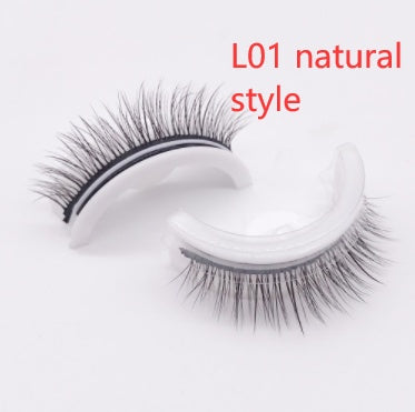 Reusable 3D Mink Lashes - False Eyelashes -  Self Adhesive -  Glue Free Makeup Eyelash Extension