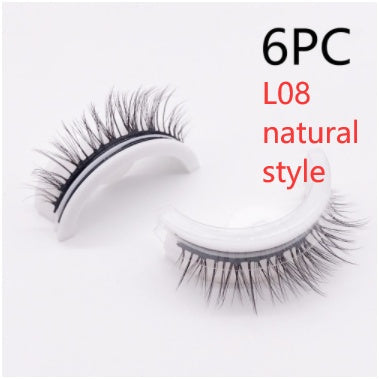 Reusable 3D Mink Lashes - False Eyelashes -  Self Adhesive -  Glue Free Makeup Eyelash Extension