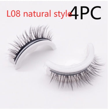 Reusable 3D Mink Lashes - False Eyelashes -  Self Adhesive -  Glue Free Makeup Eyelash Extension