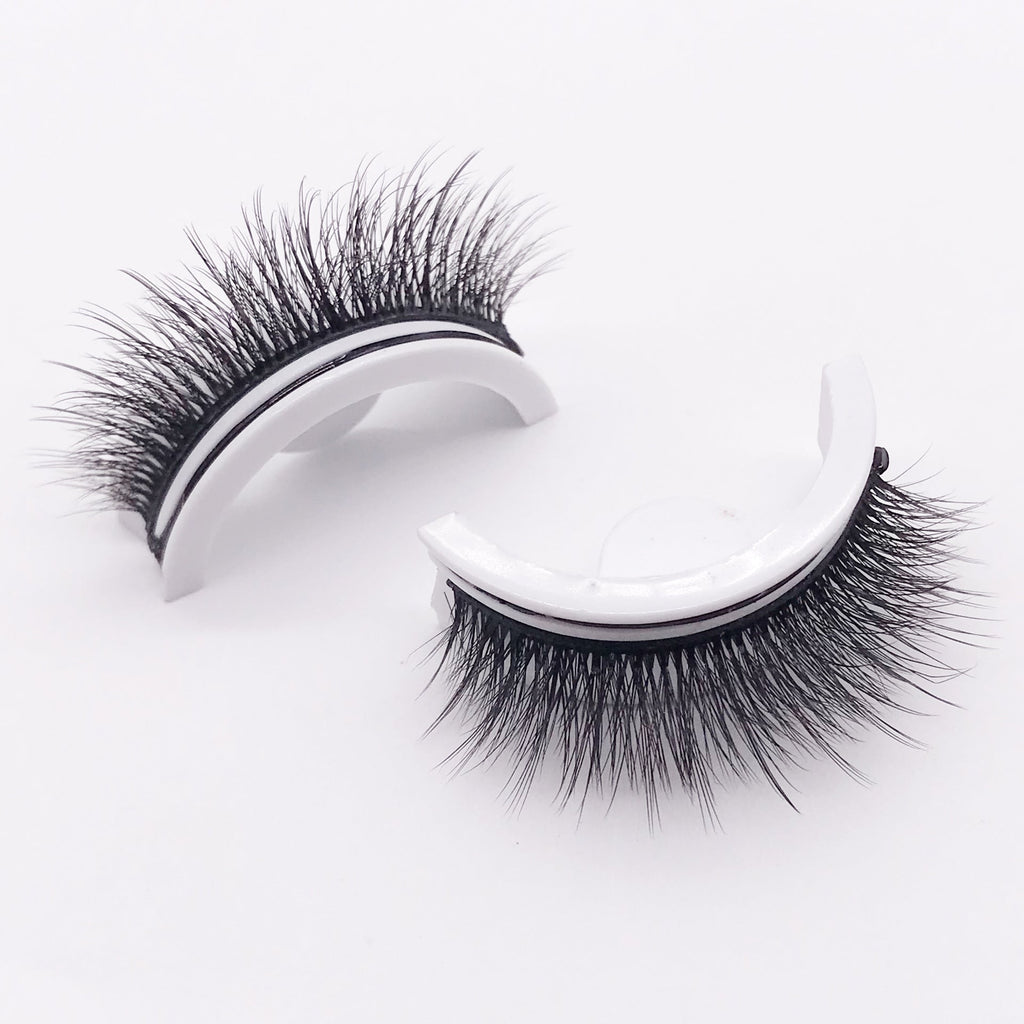 Reusable 3D Mink Lashes - False Eyelashes -  Self Adhesive -  Glue Free Makeup Eyelash Extension
