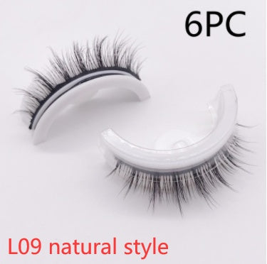 Reusable 3D Mink Lashes - False Eyelashes -  Self Adhesive -  Glue Free Makeup Eyelash Extension