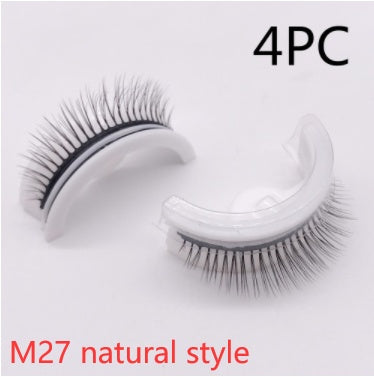 Reusable 3D Mink Lashes - False Eyelashes -  Self Adhesive -  Glue Free Makeup Eyelash Extension