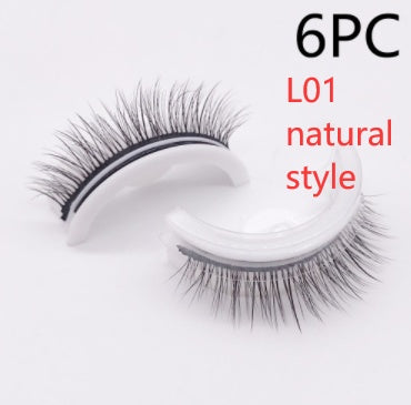 Reusable 3D Mink Lashes - False Eyelashes -  Self Adhesive -  Glue Free Makeup Eyelash Extension