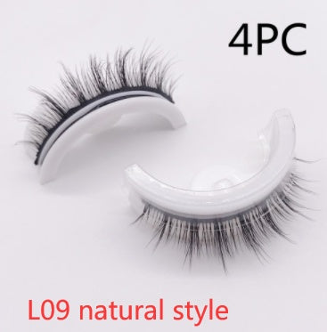 Reusable 3D Mink Lashes - False Eyelashes -  Self Adhesive -  Glue Free Makeup Eyelash Extension