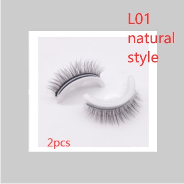 Reusable 3D Mink Lashes - False Eyelashes -  Self Adhesive -  Glue Free Makeup Eyelash Extension