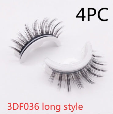 Reusable 3D Mink Lashes - False Eyelashes -  Self Adhesive -  Glue Free Makeup Eyelash Extension