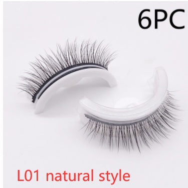 Reusable 3D Mink Lashes - False Eyelashes -  Self Adhesive -  Glue Free Makeup Eyelash Extension