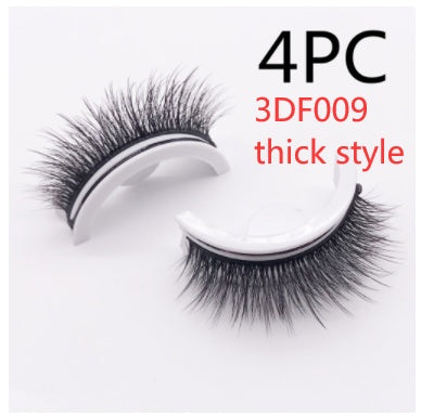 Reusable 3D Mink Lashes - False Eyelashes -  Self Adhesive -  Glue Free Makeup Eyelash Extension