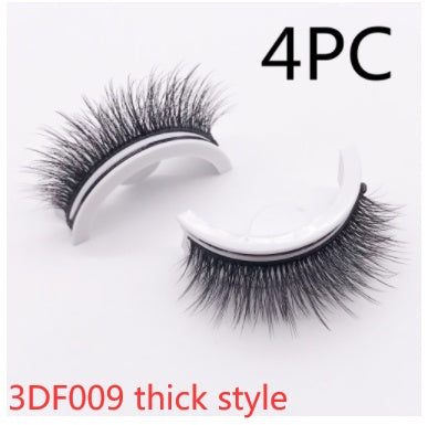 Reusable 3D Mink Lashes - False Eyelashes -  Self Adhesive -  Glue Free Makeup Eyelash Extension