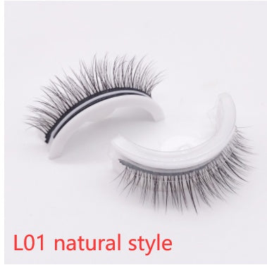 Reusable 3D Mink Lashes - False Eyelashes -  Self Adhesive -  Glue Free Makeup Eyelash Extension