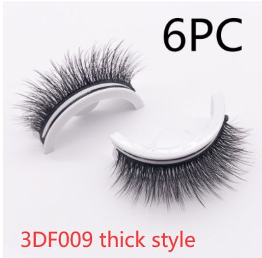 Reusable 3D Mink Lashes - False Eyelashes -  Self Adhesive -  Glue Free Makeup Eyelash Extension