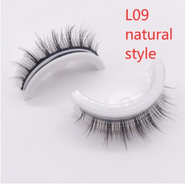 Reusable 3D Mink Lashes - False Eyelashes -  Self Adhesive -  Glue Free Makeup Eyelash Extension