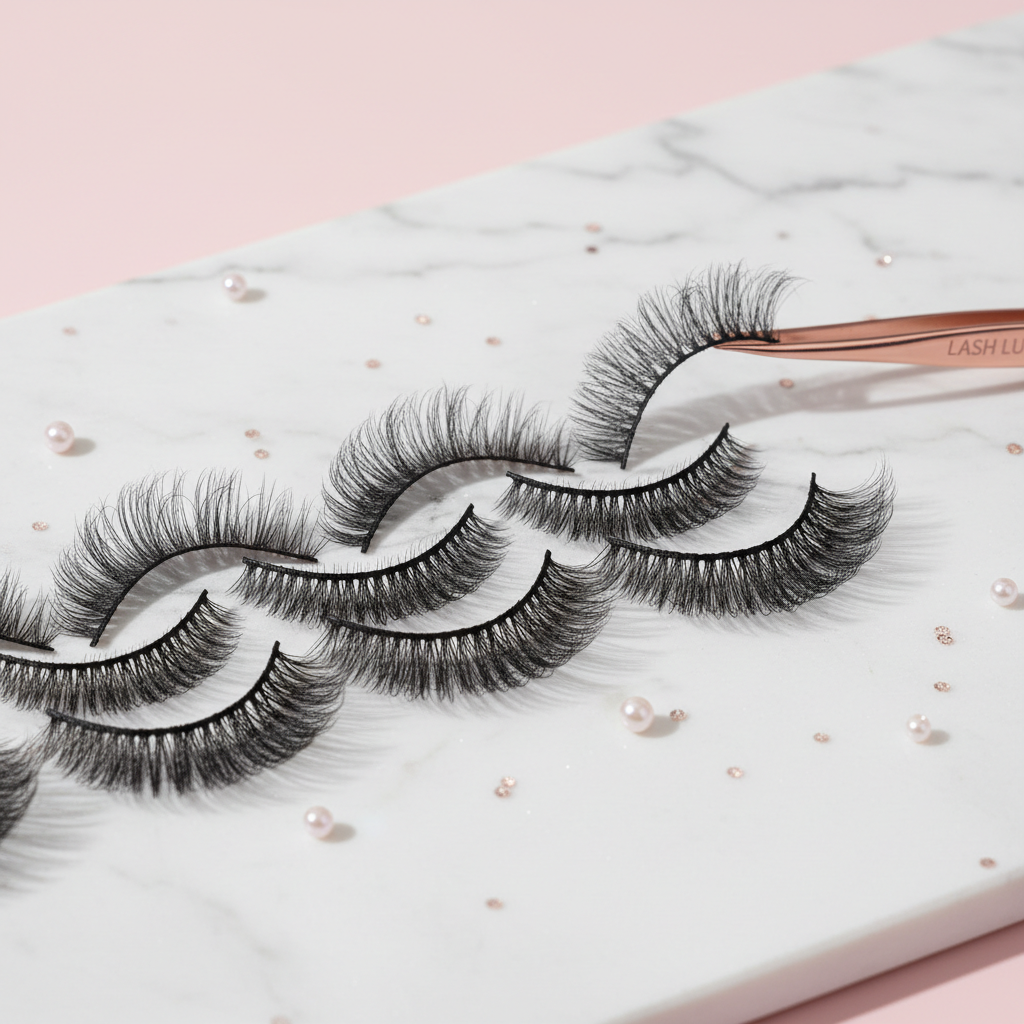 Reusable 3D Mink Lashes - False Eyelashes -  Self Adhesive -  Glue Free Makeup Eyelash Extension